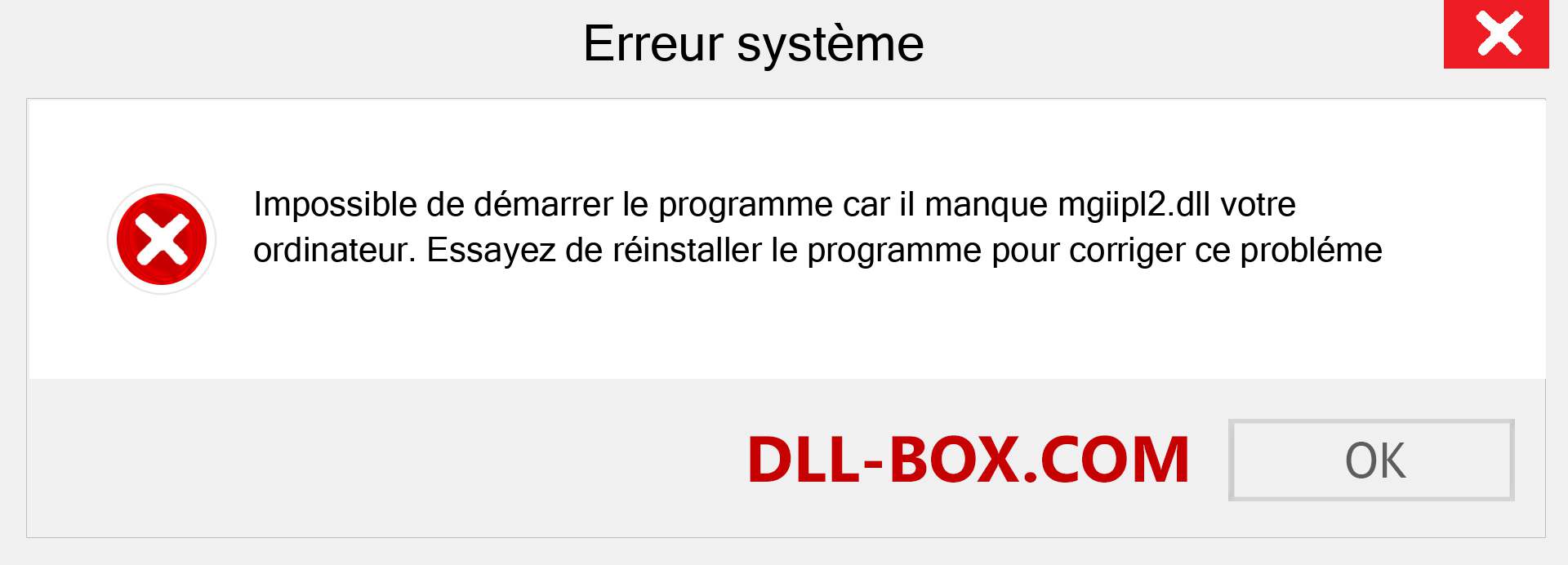 Le fichier mgiipl2.dll est manquant ?. Télécharger pour Windows 7, 8, 10 - Correction de l'erreur manquante mgiipl2 dll sur Windows, photos, images